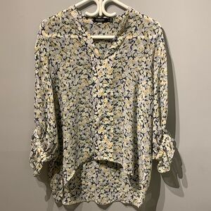 Soaked In Luxury Sheer Floral Top